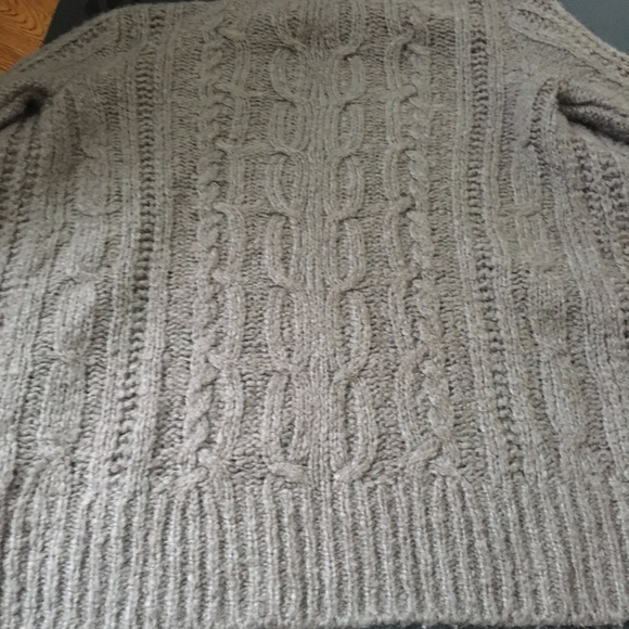 Brown Cable Knit Cardigan - Picture 4 of 4